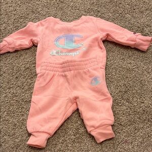 Champion Kids Light Pink Footie One Piece
